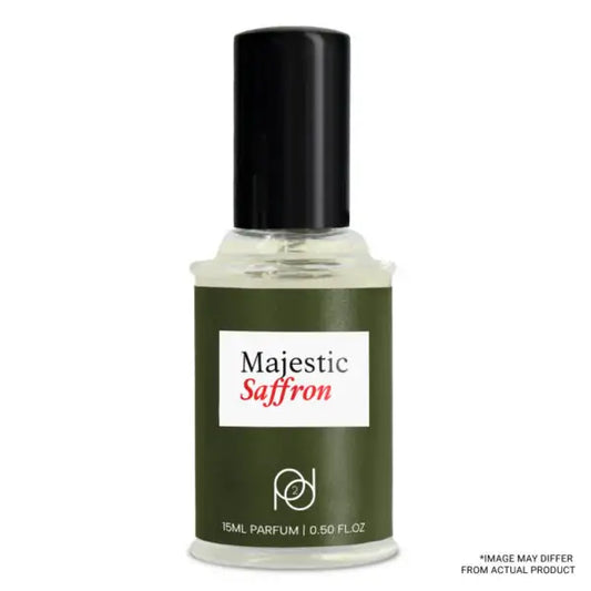 Majestic Saffron perfume bottle – Paris 2 Dubai by Scents Essentials
