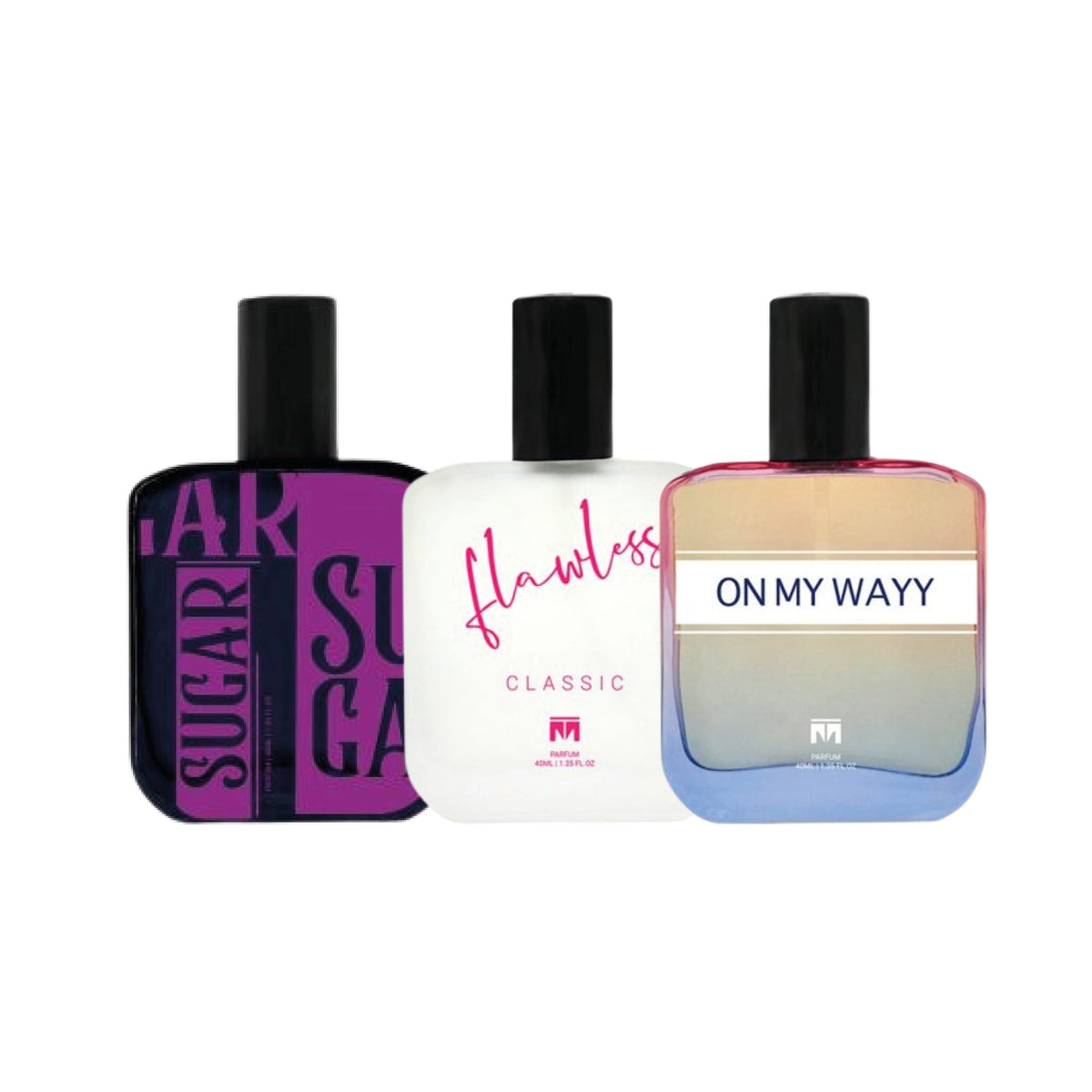 M-Scents Sweet & Floral Trio, 3 x 40ml perfumes