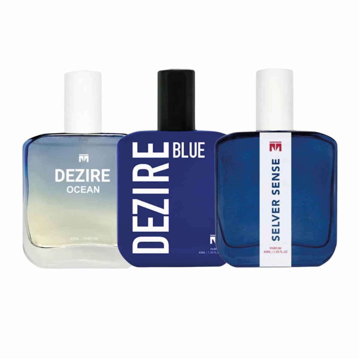 M-Scents Fresh Blue Trio, 3 x 40ml colognes