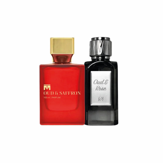 Oud & Rose and Oud & Saffron duo, 2 x 100ml