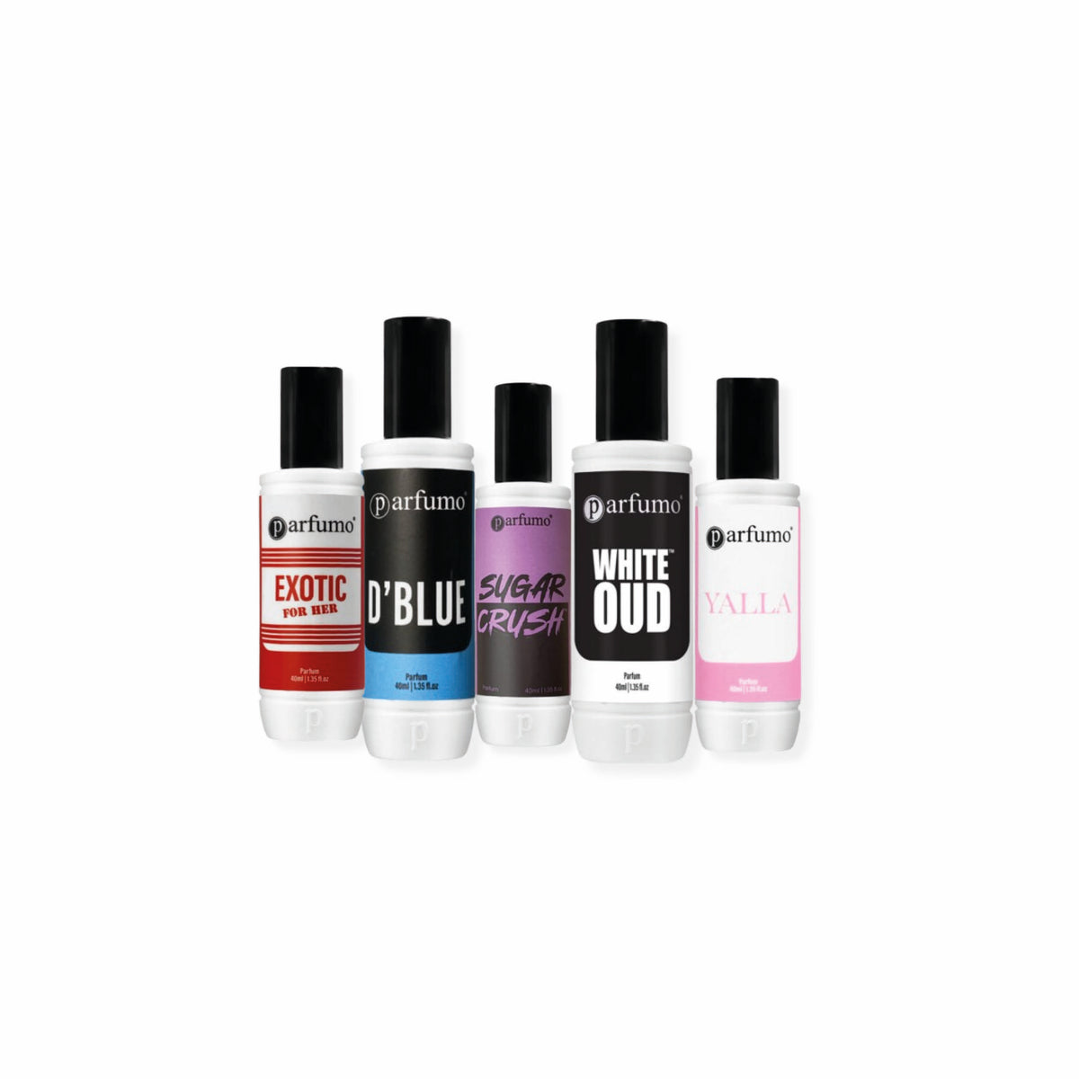 Parfumo wholesale pack, 10 x 40ml perfumes