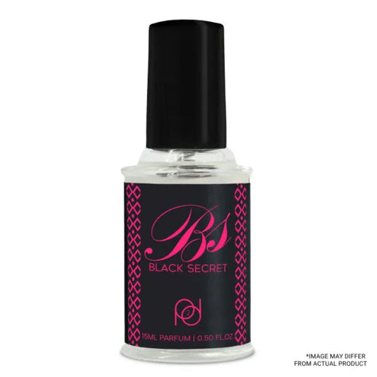 Black Secret perfume bottle – Paris 2 Dubai by Scents Essentials