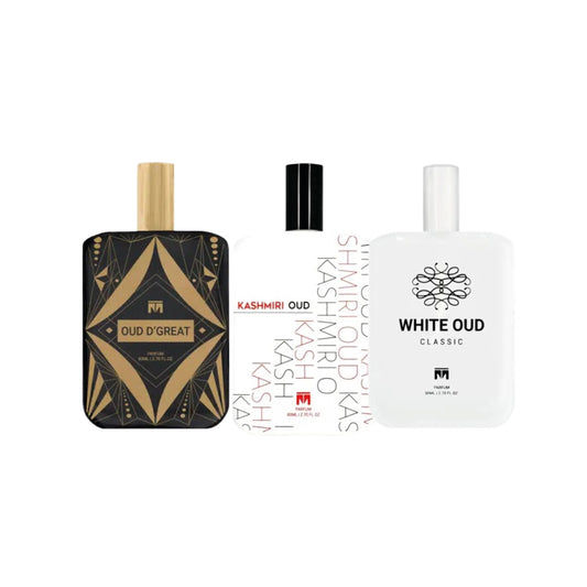 M-Scents Oud & Oriental Trio, 3 x 80ml perfumes