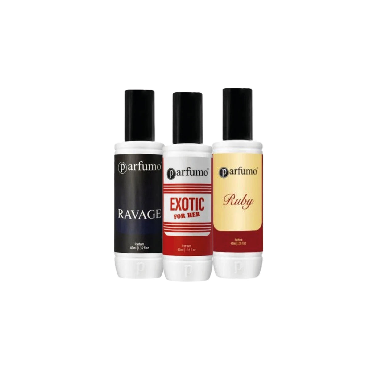 Parfumo Modern Trio, 3 x 40ml perfumes